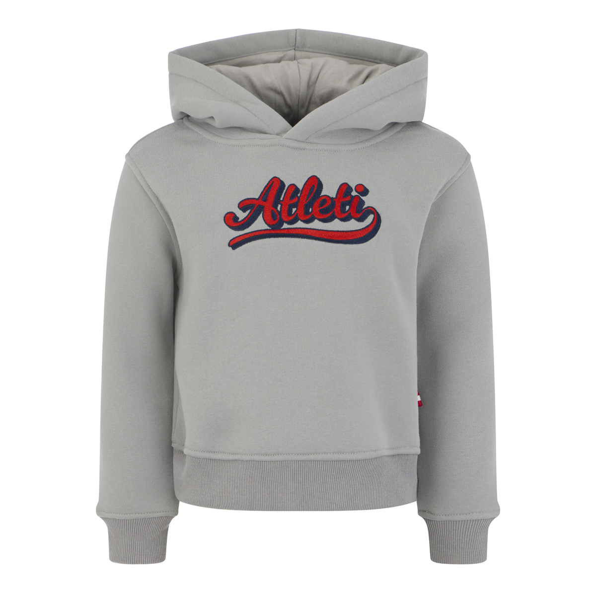 Sudadera Ni&ntilde;o Gris con Atleti Rojo image number null